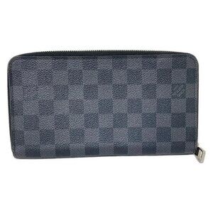 Auth LOUIS VUITTON Zippy Organizer N63077 Damier Graphite - CA0196 Long Wallet